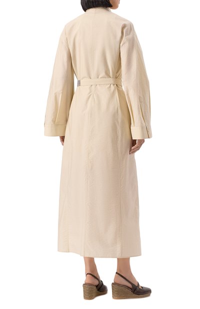 Хлопковое платье BRUNELLO CUCINELLI, арт. M0F79AHB46, фото 4