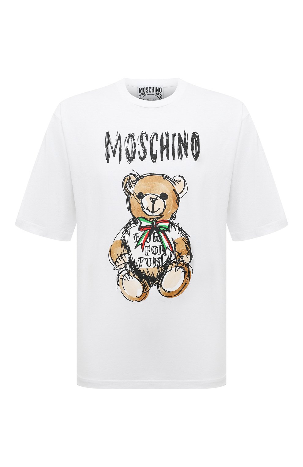 Хлопковая футболка MOSCHINO, арт. V0717/0241, фото 1