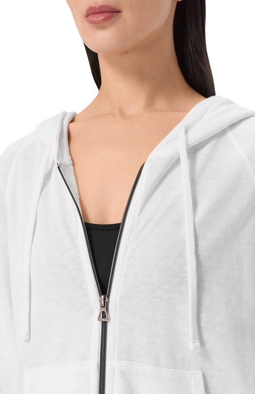 Хлопковая толстовка James Perse WXA2884 Белый  WXA2884 Фото 5