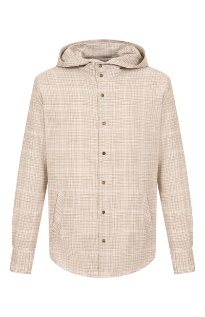 Мужская рубашка из шерсти и шелка KITON, арт. UMCMARK0617E17