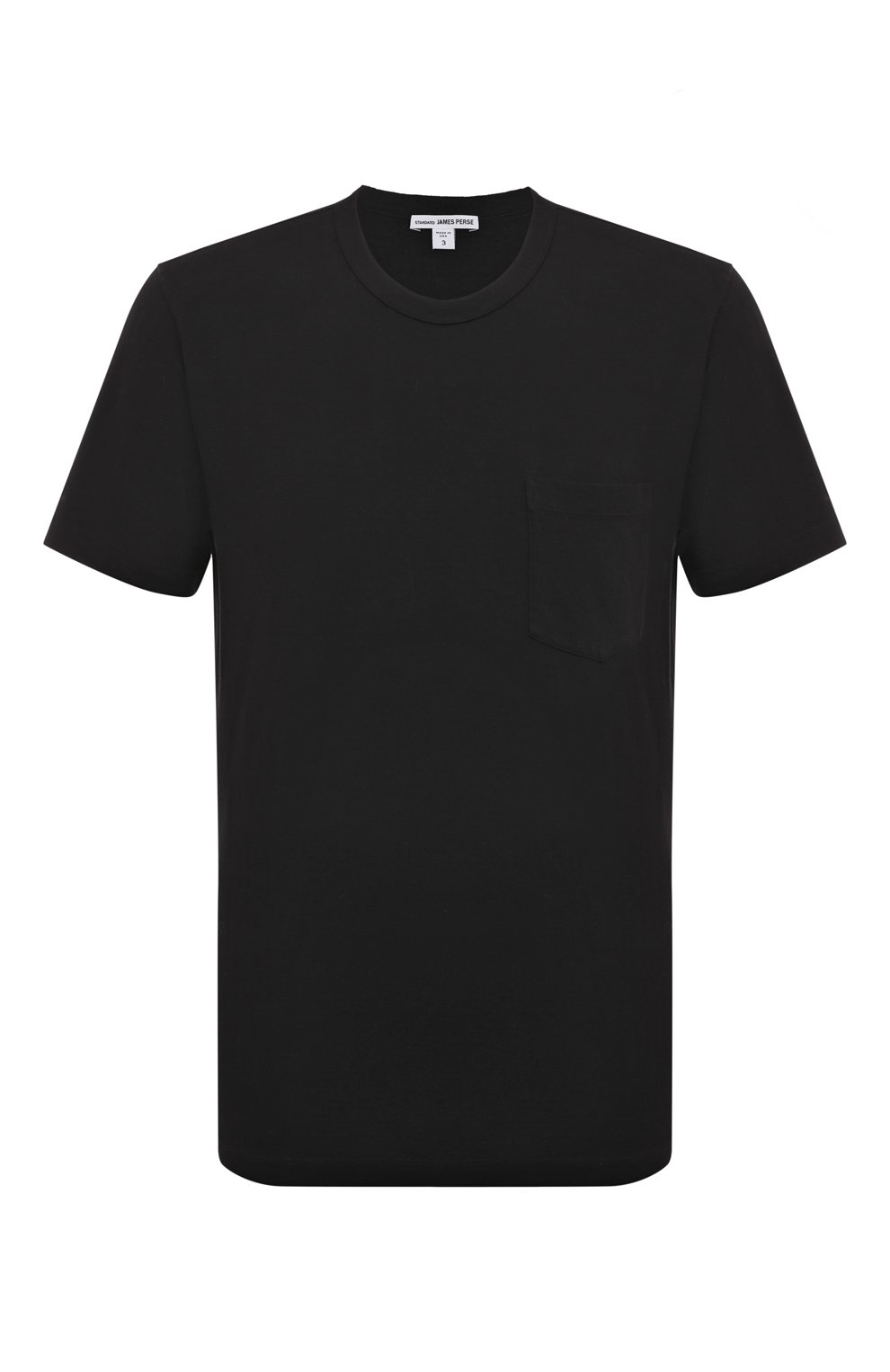 Хлопковая футболка JAMES PERSE, арт. MLJ3282/BLK, фото 1