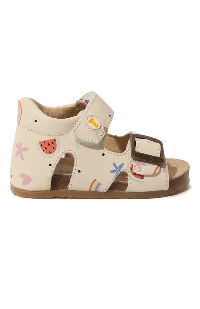 Кожаные сандалии FALCOTTO кремового цвета по цене 9630 руб., арт. 1500737/A3/18-26, фото 5 Кожаные сандалии FALCOTTO, арт. 1500737/A3/18-26, фото 5