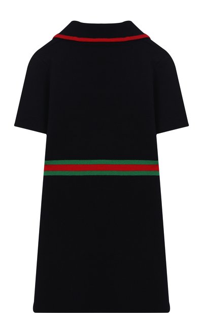 Кашемировое платье с оборками и отделкой GUCCI, арт. 525530/X1635, фото 2