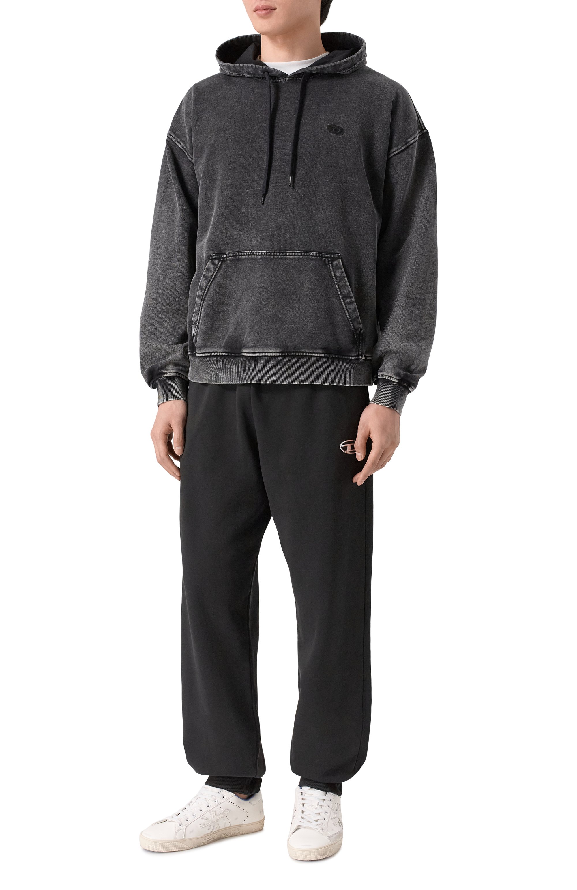 Хлопковое худи DIESEL, арт. A19325/0KIBZ, фото 2