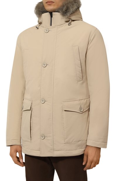 Пуховик с отделкой из койота HERNO, арт. PI000940U/12343, фото 3