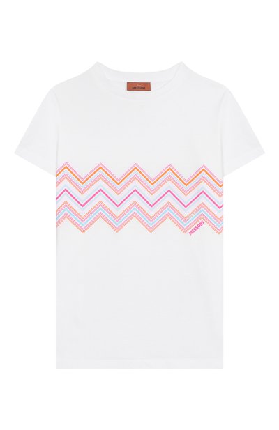 Хлопковая футболка MISSONI, арт. MW8A71/J0177/6-10