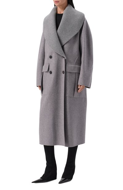 Пальто из шерсти и кашемира LANVIN серого цвета по цене 645000 руб., арт. RW-C00521-6374-A26, фото 3 Пальто из шерсти и кашемира LANVIN, арт. RW-C00521-6374-A26, фото 3