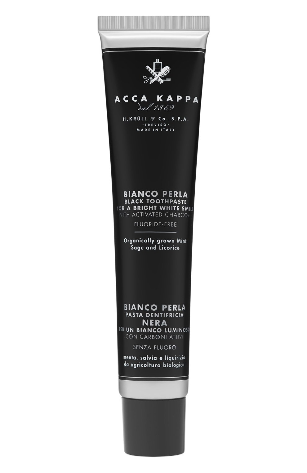 Зубная паста с активированным углем без содержания фтора (100ml) ACCA KAPPA, арт. 852155, фото 1