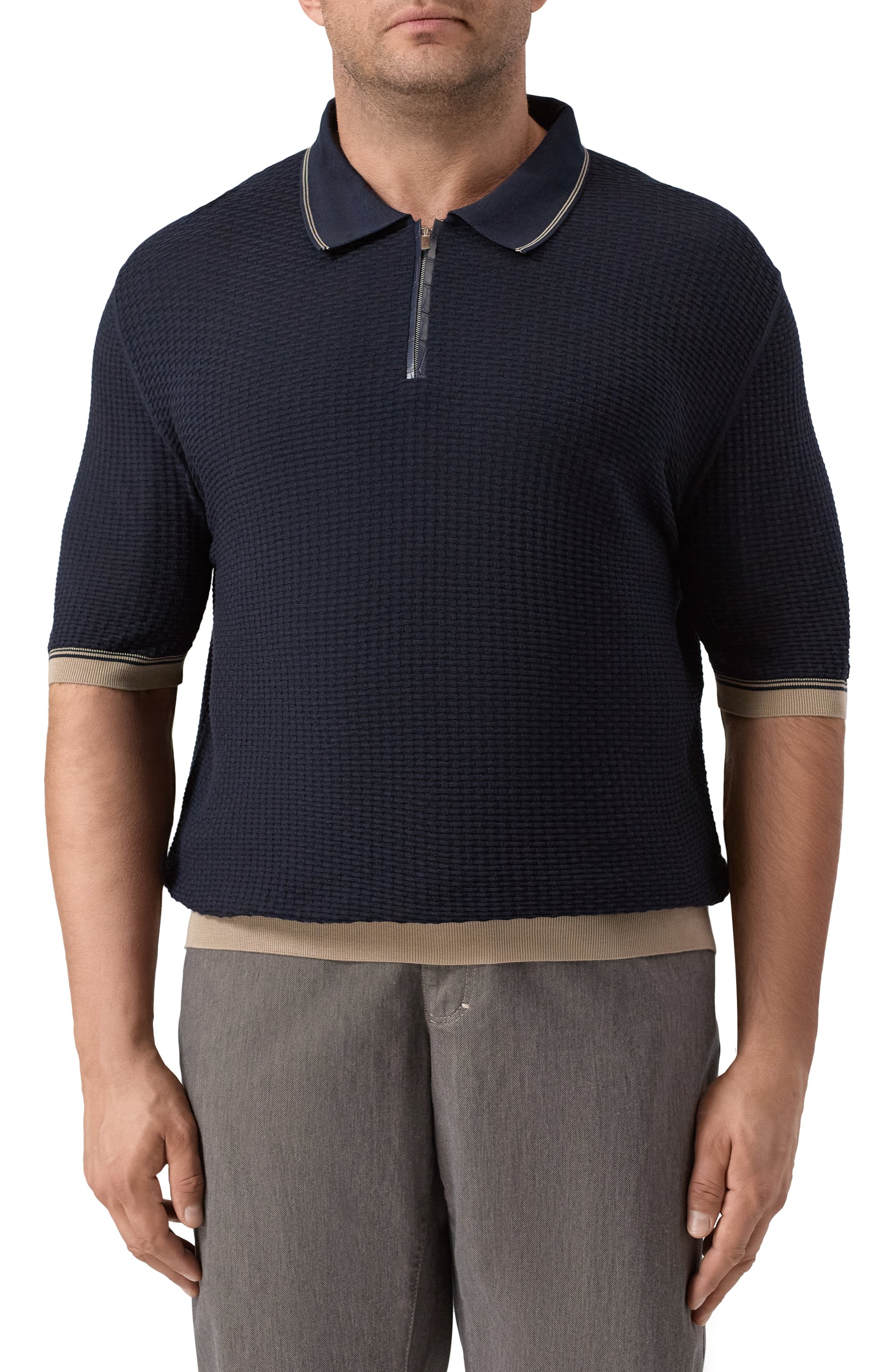 Шелковое поло ZILLI, арт. KZP002M0641VBSH00/62, фото 3