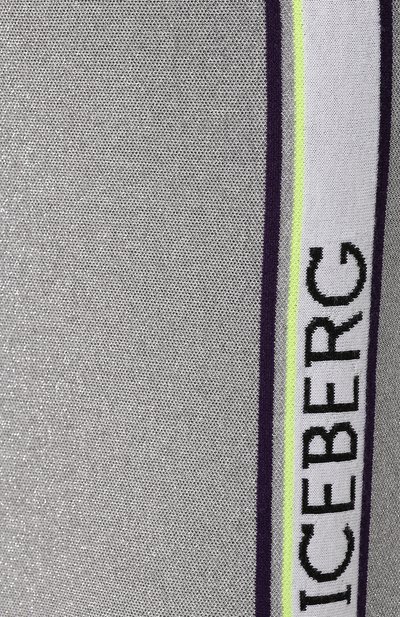 Юбка из смеси вискозы и шерсти ICEBERG серебряного цвета по цене 31300 руб., арт. 19I I2P0/AC03/7315, фото 5 Юбка из смеси вискозы и шерсти ICEBERG, арт. 19I I2P0/AC03/7315, фото 5