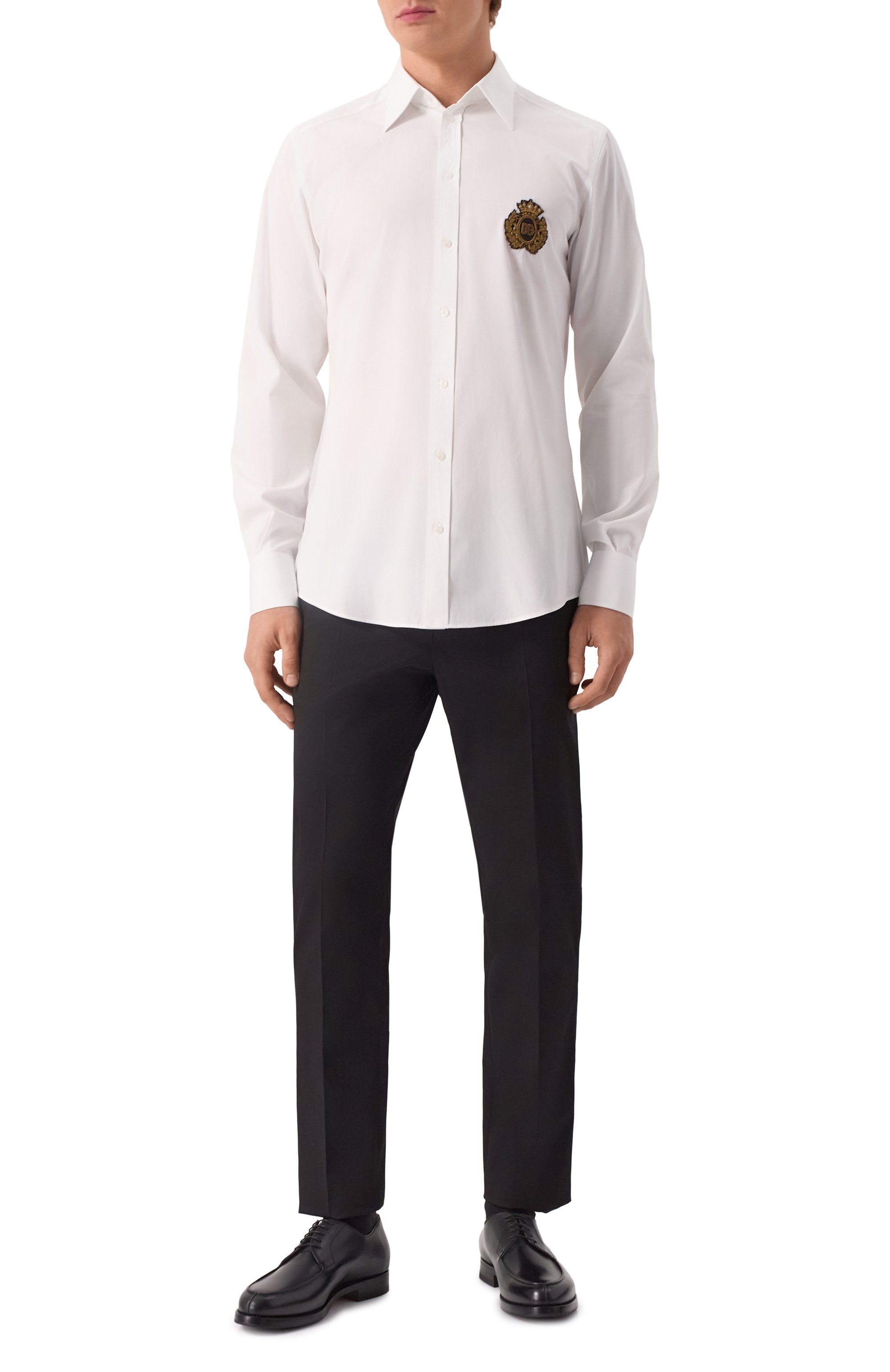 Хлопковая рубашка DOLCE & GABBANA, арт. G5ML1Z/GI757, фото 2