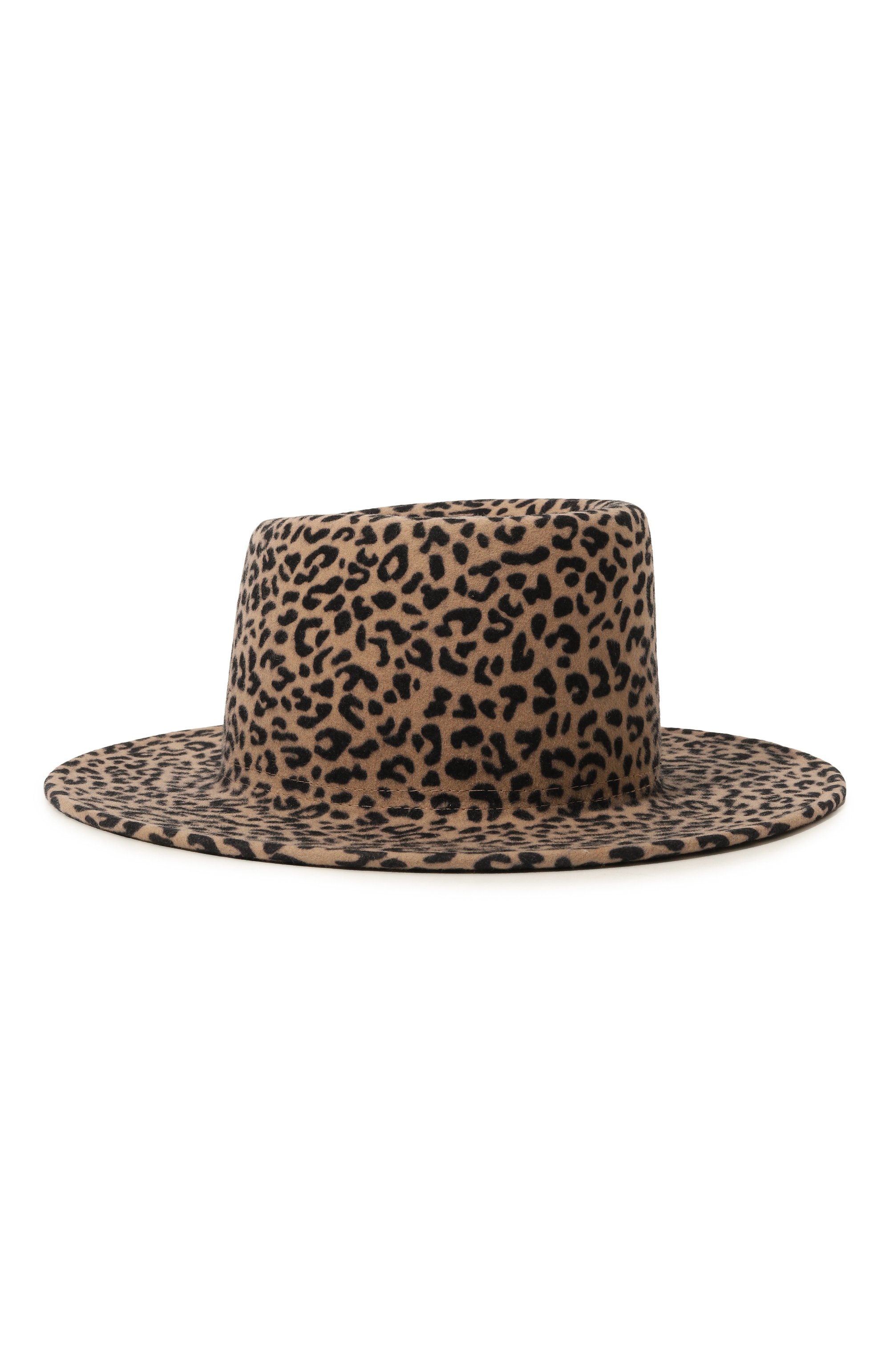 Шерстяная шляпа drop leopard COCOSHNICK HEADDRESS, арт. DROPLEOPARD, фото 1