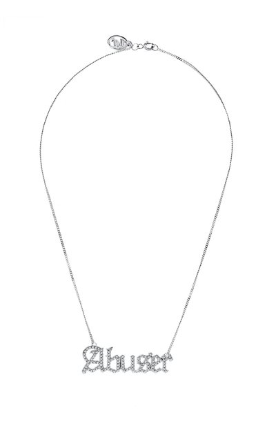Колье abuser с надписью из фианитов LEVASHOVAELAGINA, арт. abuser/n, фото 1