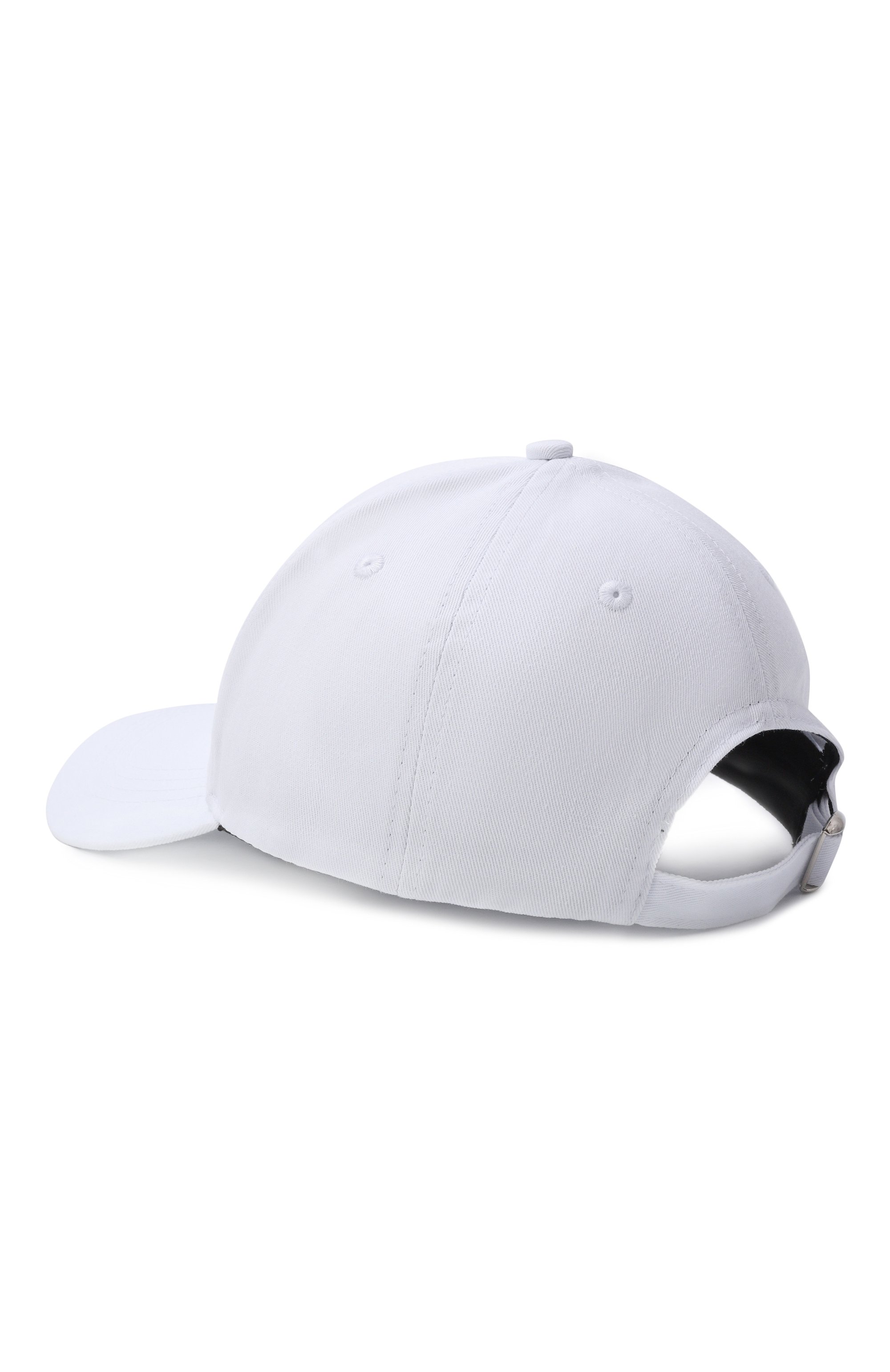 Хлопковая бейсболка MSGM KIDS белого цвета по цене 6610 руб., арт. S6MSJUBC219, фото 2 Хлопковая бейсболка MSGM KIDS, арт. S6MSJUBC219, фото 2