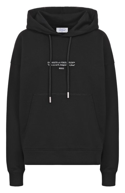 Женский хлопковое худи OFF-WHITE, арт. 0WBB06DF25FLE004