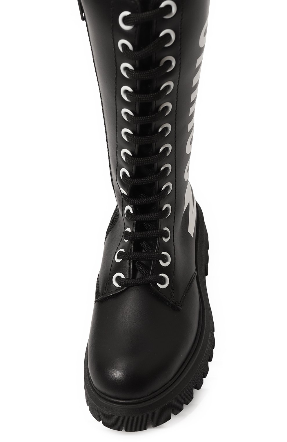 Кожаные ботинки MOSCHINO, арт. 76036/28-35, фото 4