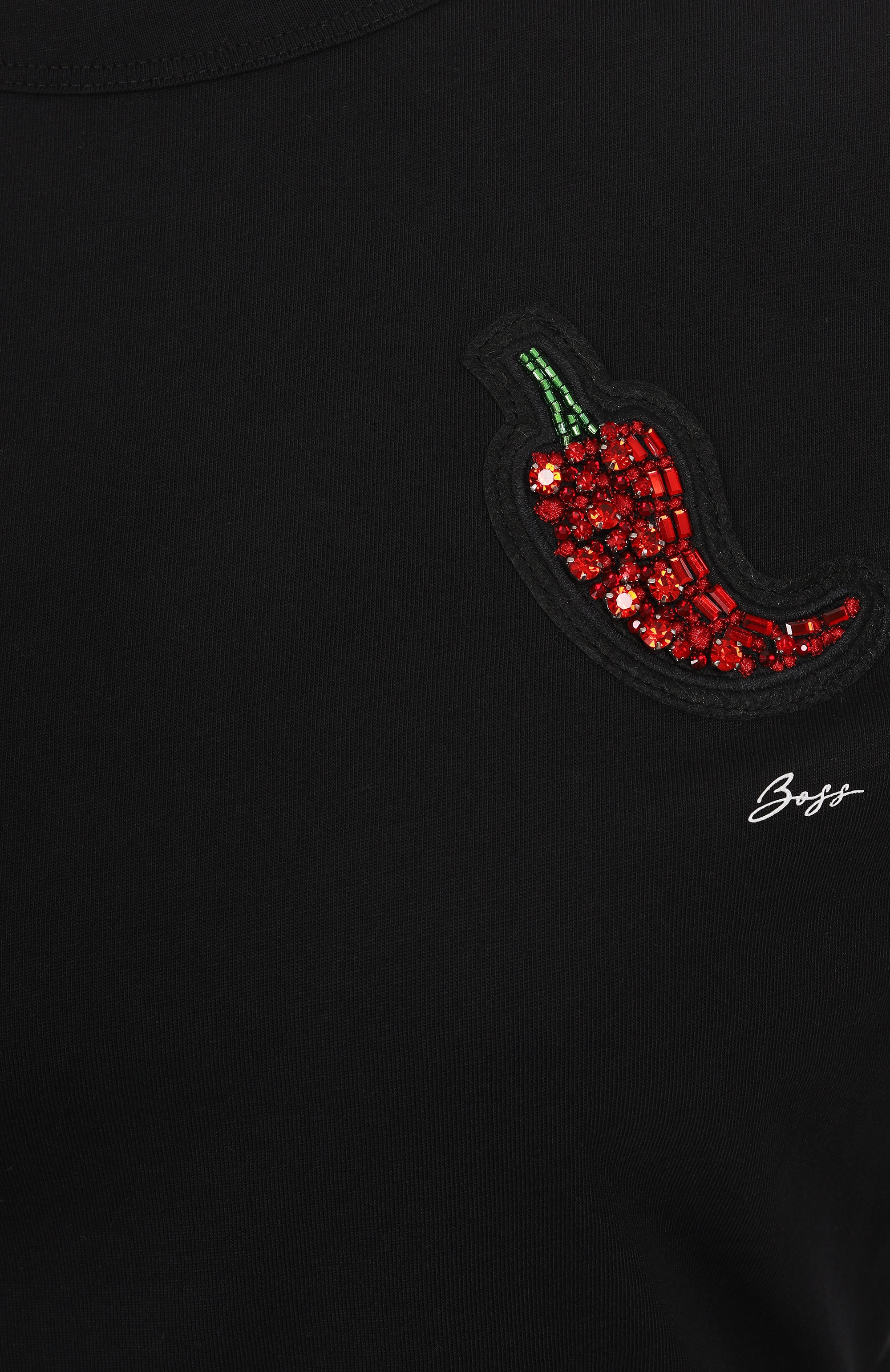 Хлопковая футболка BOSS ORANGE, арт. 50535125, фото 6