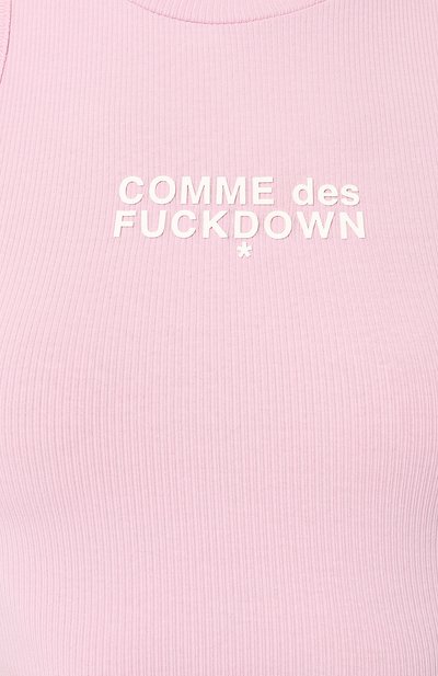 Хлопковая майка COMME DES FUCKDOWN, арт. CFABW00023, фото 5