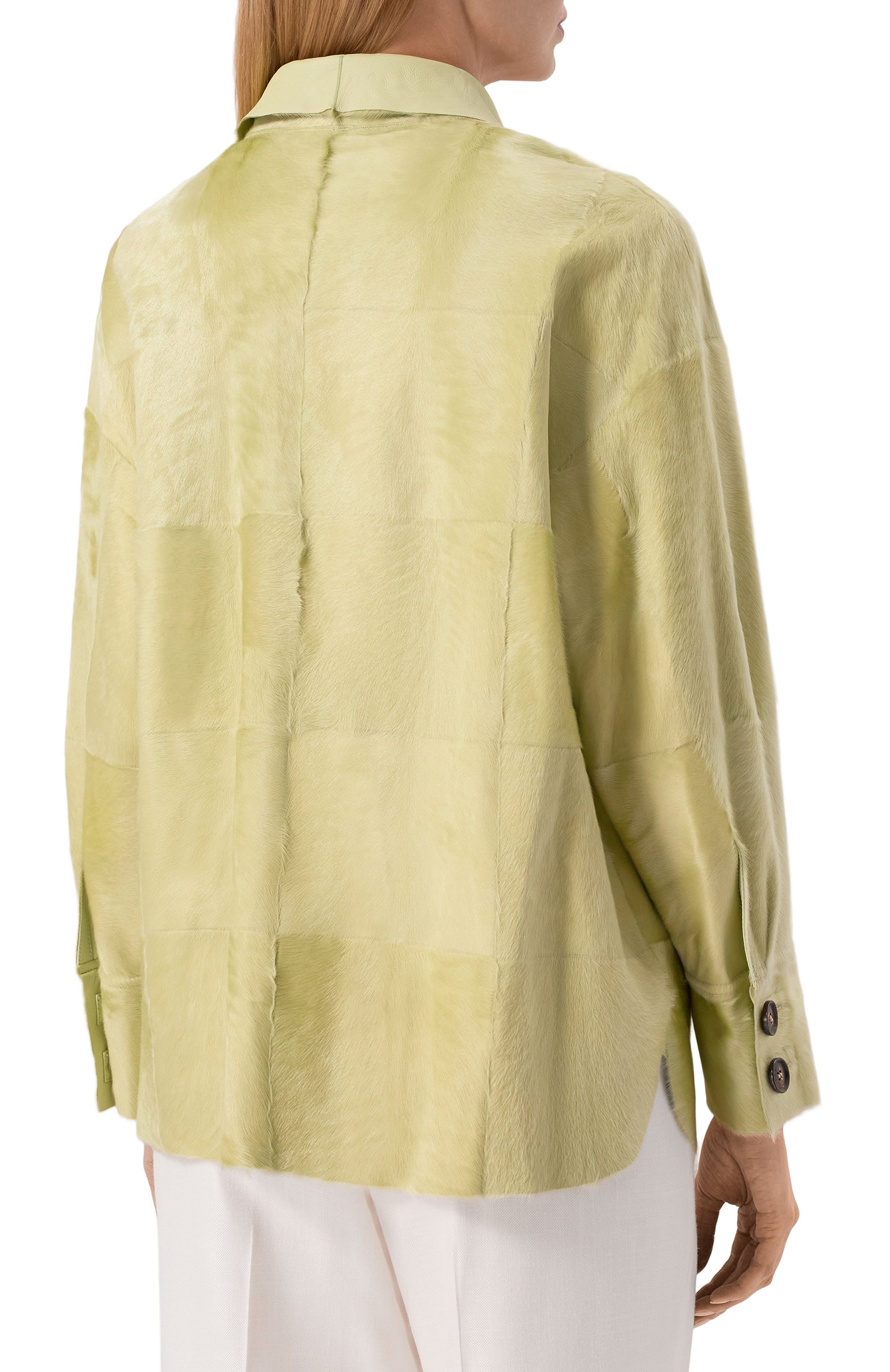 Куртка-рубашка из овчины KITON, арт. D61583K0921H, фото 4