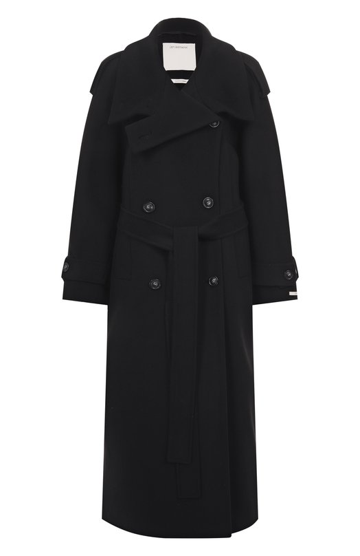 Шерстяное пальто Sportmax Y0LE Чёрный Y0LE