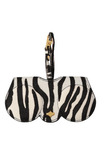 Женские кожаный футляр для очков ANY DI, арт. SP101602 ZEBRA