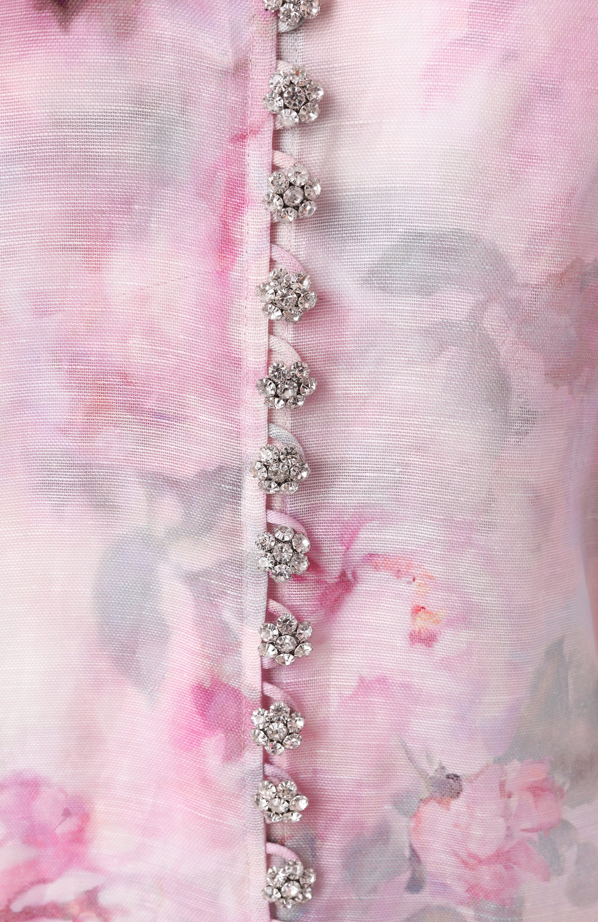 Блузка изо льна и шелка ZIMMERMANN розового цвета по цене 176000 руб., арт. 2856TR251, фото 6 Блузка изо льна и шелка ZIMMERMANN, арт. 2856TR251, фото 6