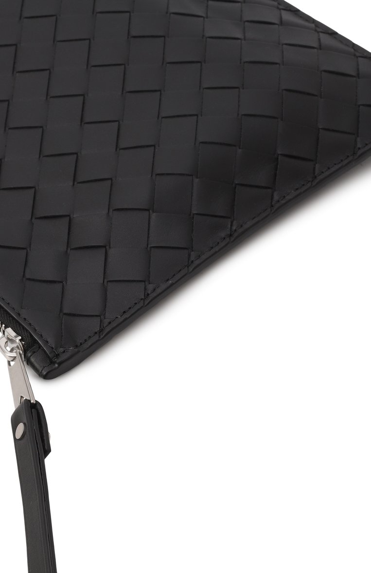 Мужской папка для документов BOTTEGA VENETA черного цвета, арт. 684509/VCPQ3 | Фото 3 (Кросс-КТ: футляры для документов; Материал: Натуральная кожа; Нос: Не проставлено)