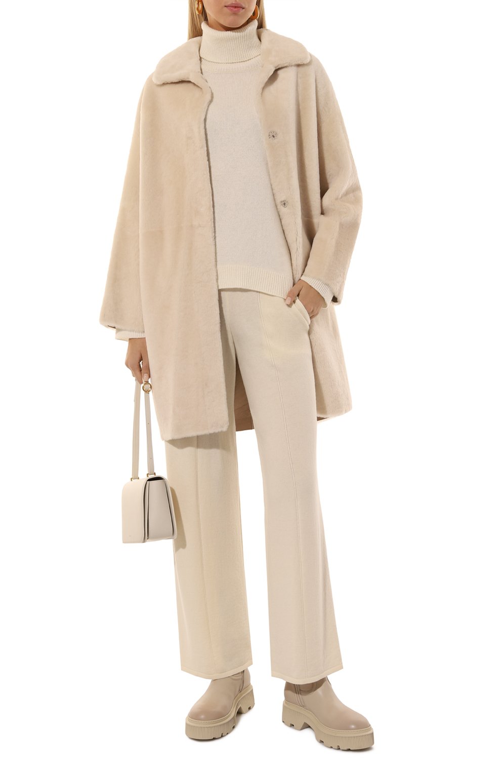 Шуба из овчины MANZONI24, арт. 24M770-S21/, фото 2