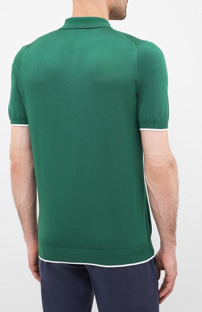 Шелковое поло KITON, арт. UK600, фото 4