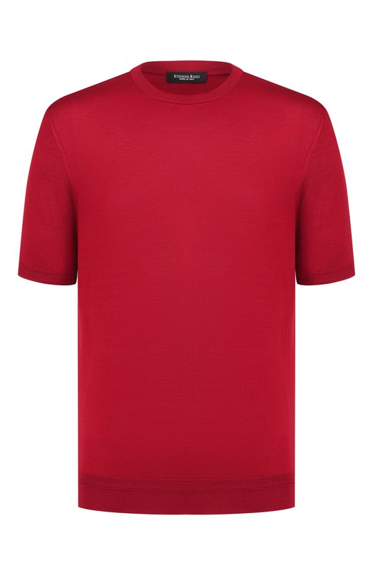 Шелковый джемпер Stefano Ricci K616215G10/F26101 Красный K616215G10/F26101