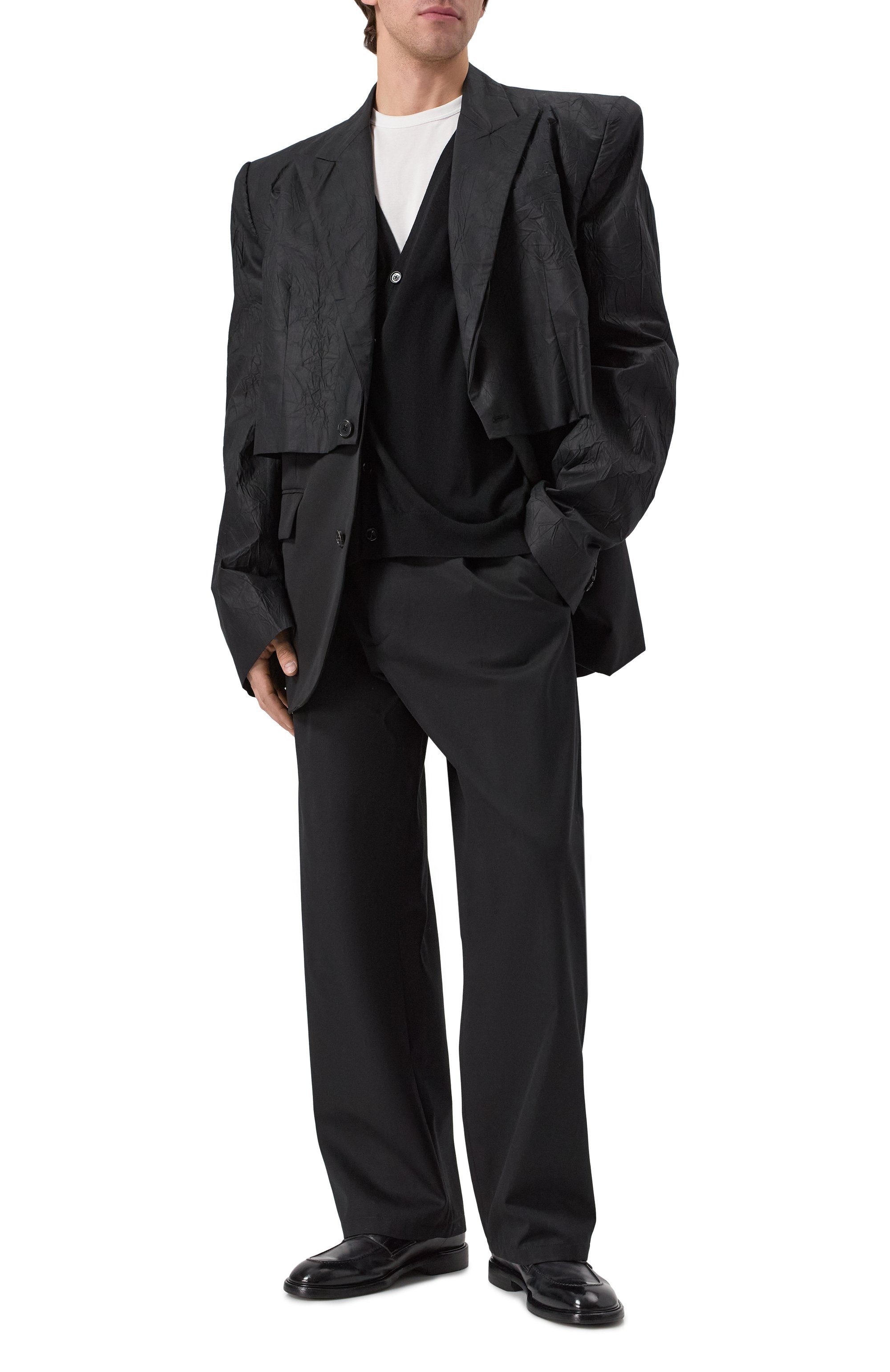 Шерстяной кардиган ANN DEMEULEMEESTER, арт. B0012476/KN056, фото 2