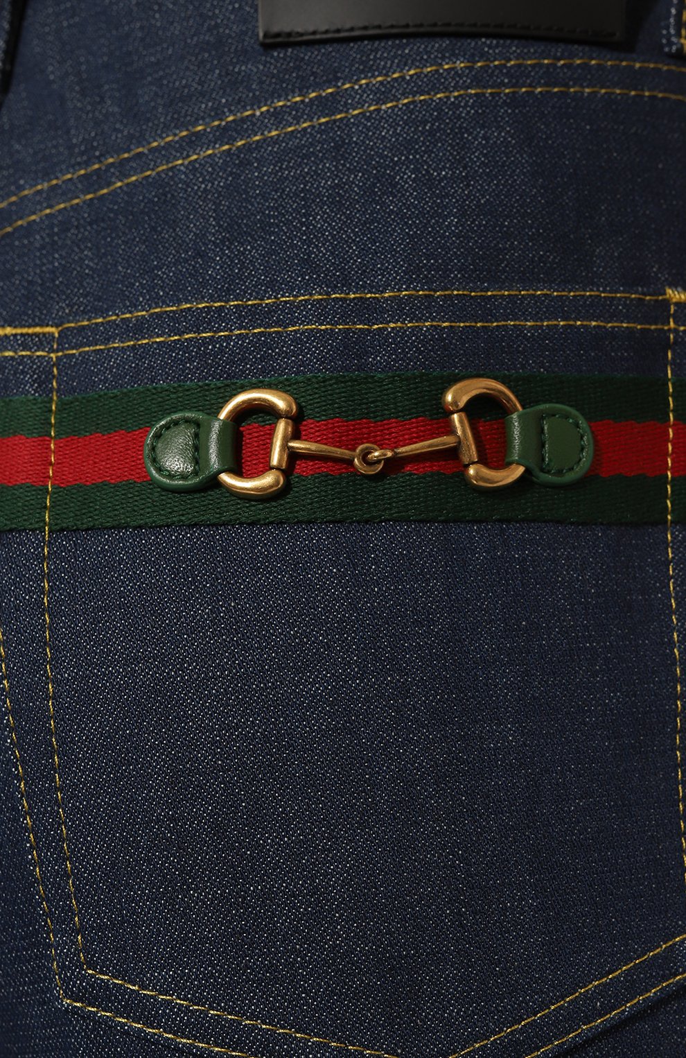 Джинсы GUCCI синего цвета по цене 108000 руб., арт. 677255 XDBUT, фото 5 Джинсы GUCCI, арт. 677255 XDBUT, фото 5