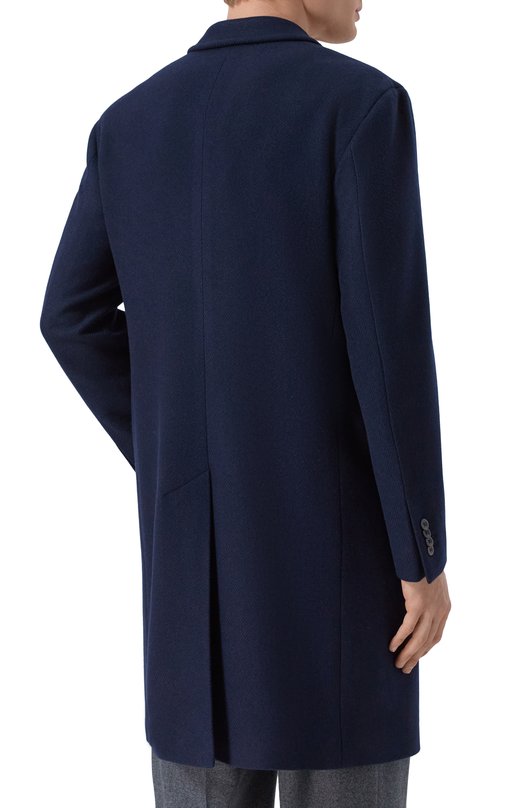Шерстяное пальто Boglioli C54014/FB5712 Синий  C54014/FB5712 Фото 4