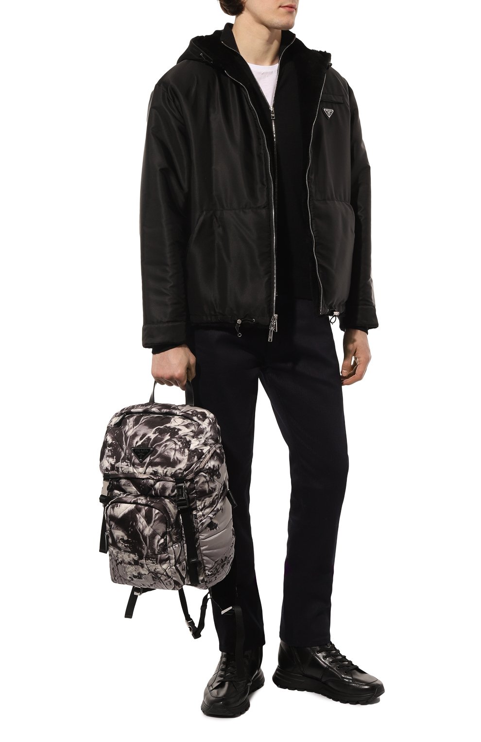 Текстильный рюкзак PRADA, арт. 2VZ135-2DXT-F0424-HLI, фото 7