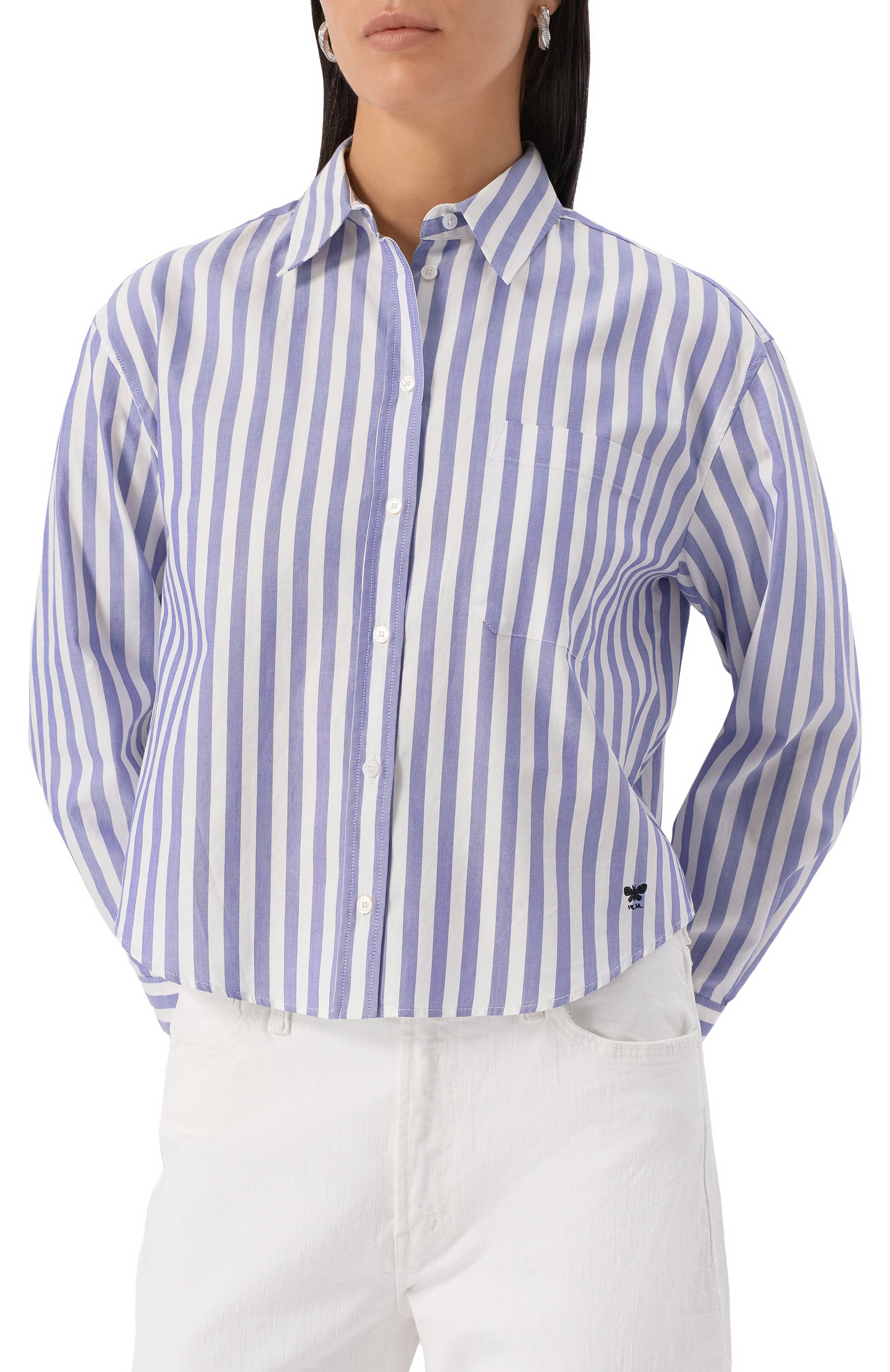 Хлопковая рубашка WEEKEND MAX MARA, арт. RUBIERA, фото 3