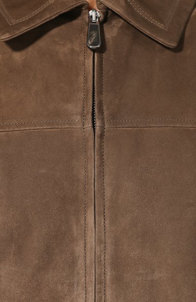 Замшевый бомбер ZEGNA, арт. CTCSM/6T215, фото 5