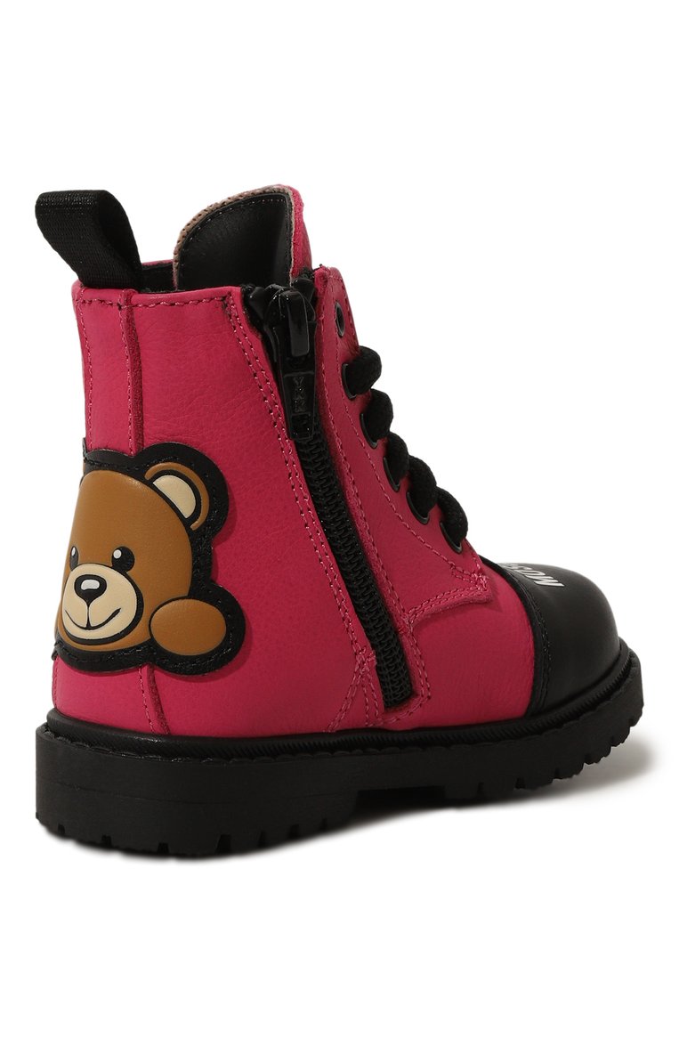 Кожаные ботинки MOSCHINO, арт. 78644, фото 3