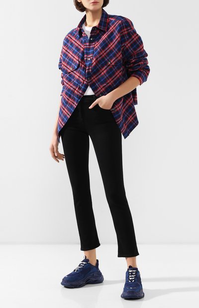 Комбинированные кроссовки triple s BALENCIAGA, арт. 544351/W0901, фото 2