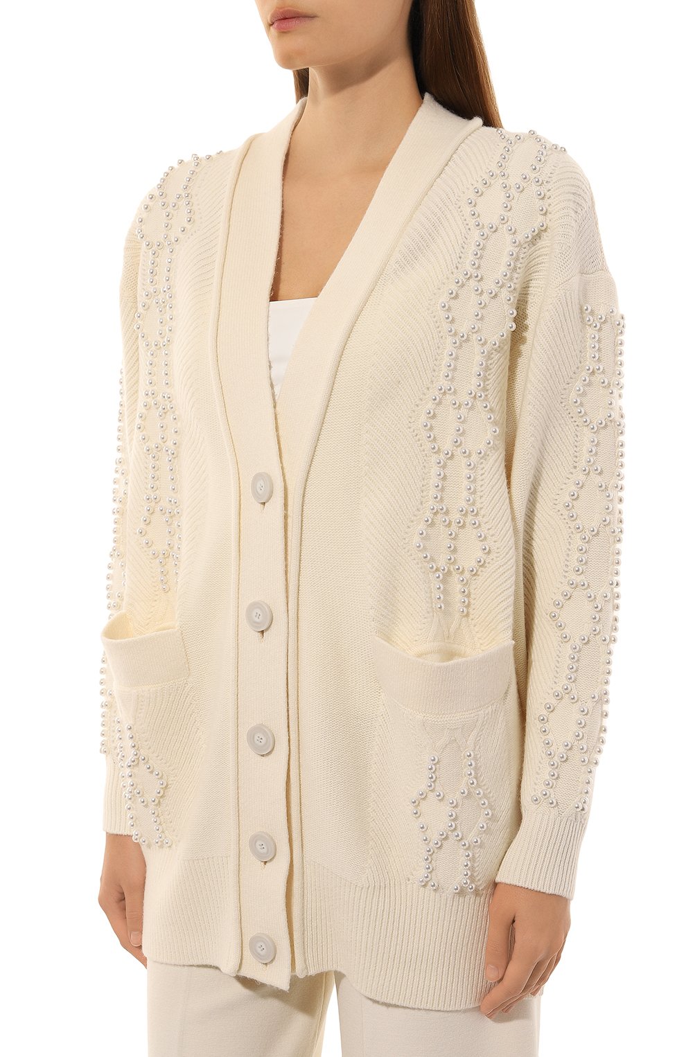 Кардиган из шерсти и кашемира FREEAGE, арт. W25.CR070.2030.101, фото 3