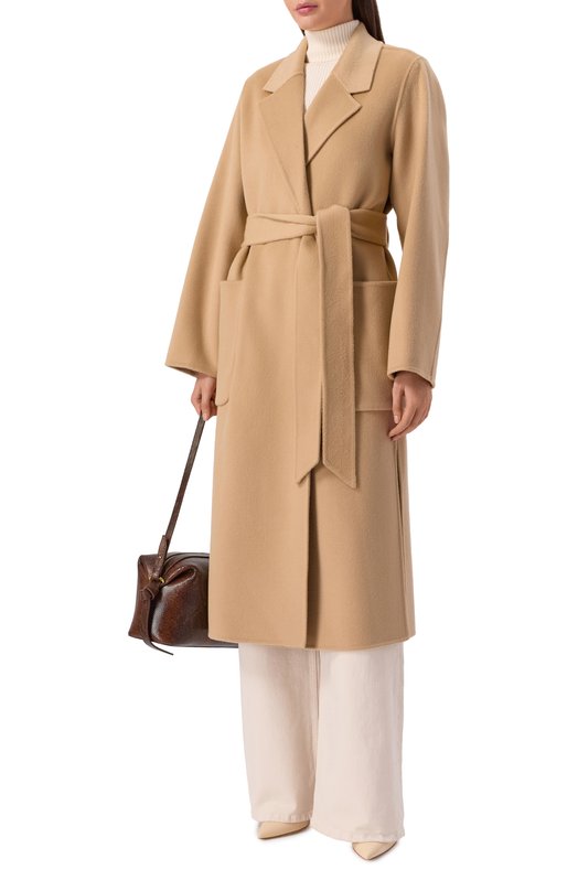 Шерстяное пальто Ivy Oak I0111046/CELIA_ Бежевый  I0111046/CELIA_ Фото 2