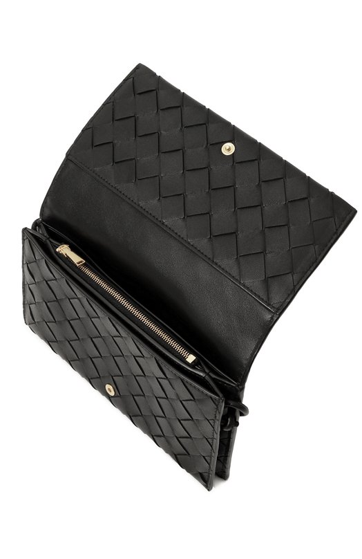 Кожаный кошелек Bottega Veneta 708586/V3UH2 Чёрный  708586/V3UH2 Фото 5