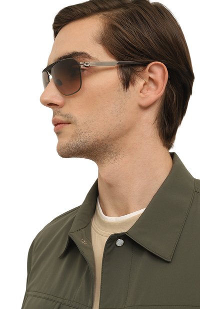 Солнцезащитные очки IC! BERLIN, арт. IB-AMG 01 LAMELLE RACELINE-CHAR0CAL GRAPHITE R0ADS, фото 2