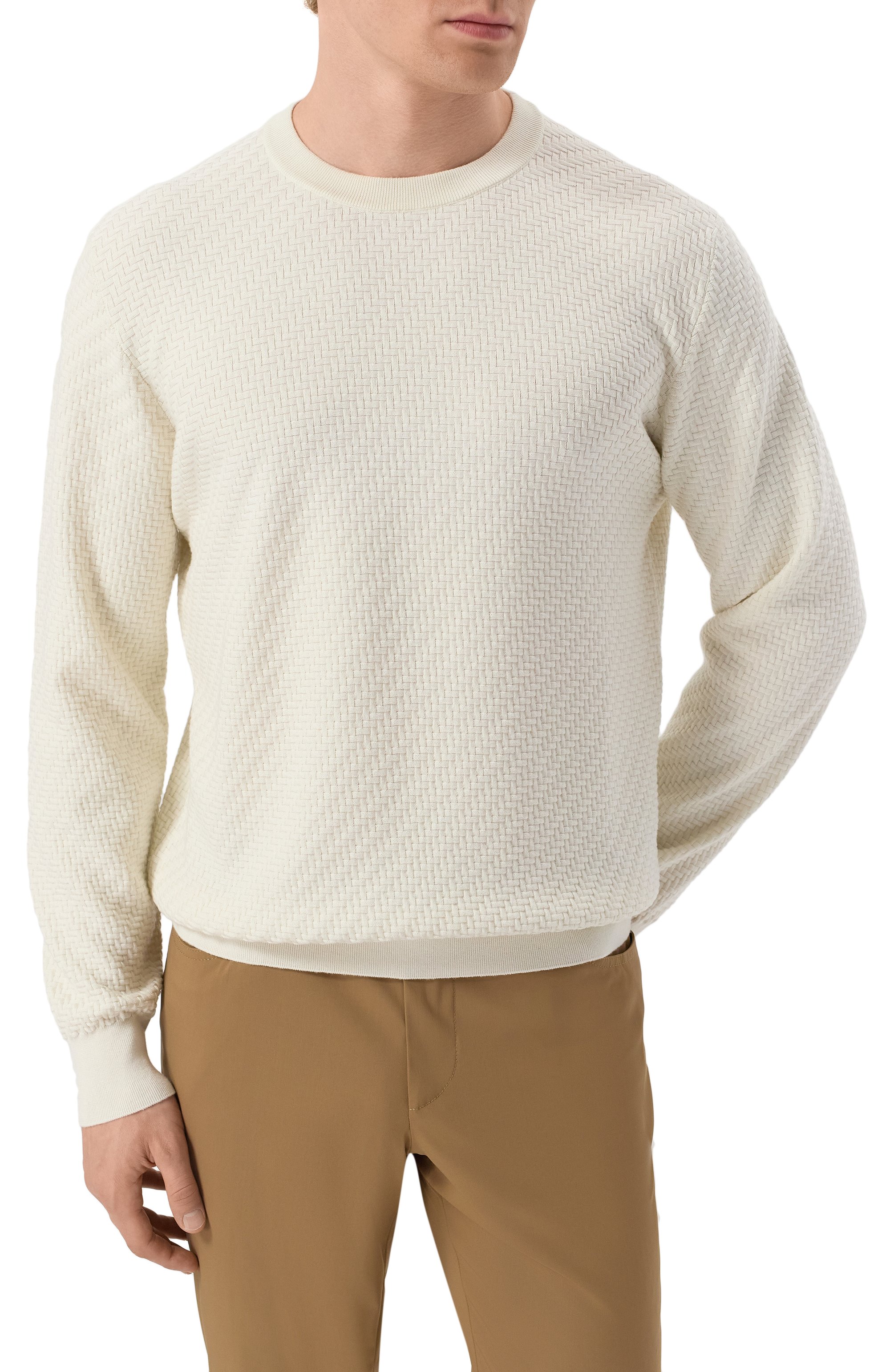 Джемпер из хлопка и шелка BRIONI, арт. UMQ90L/PAK22, фото 3