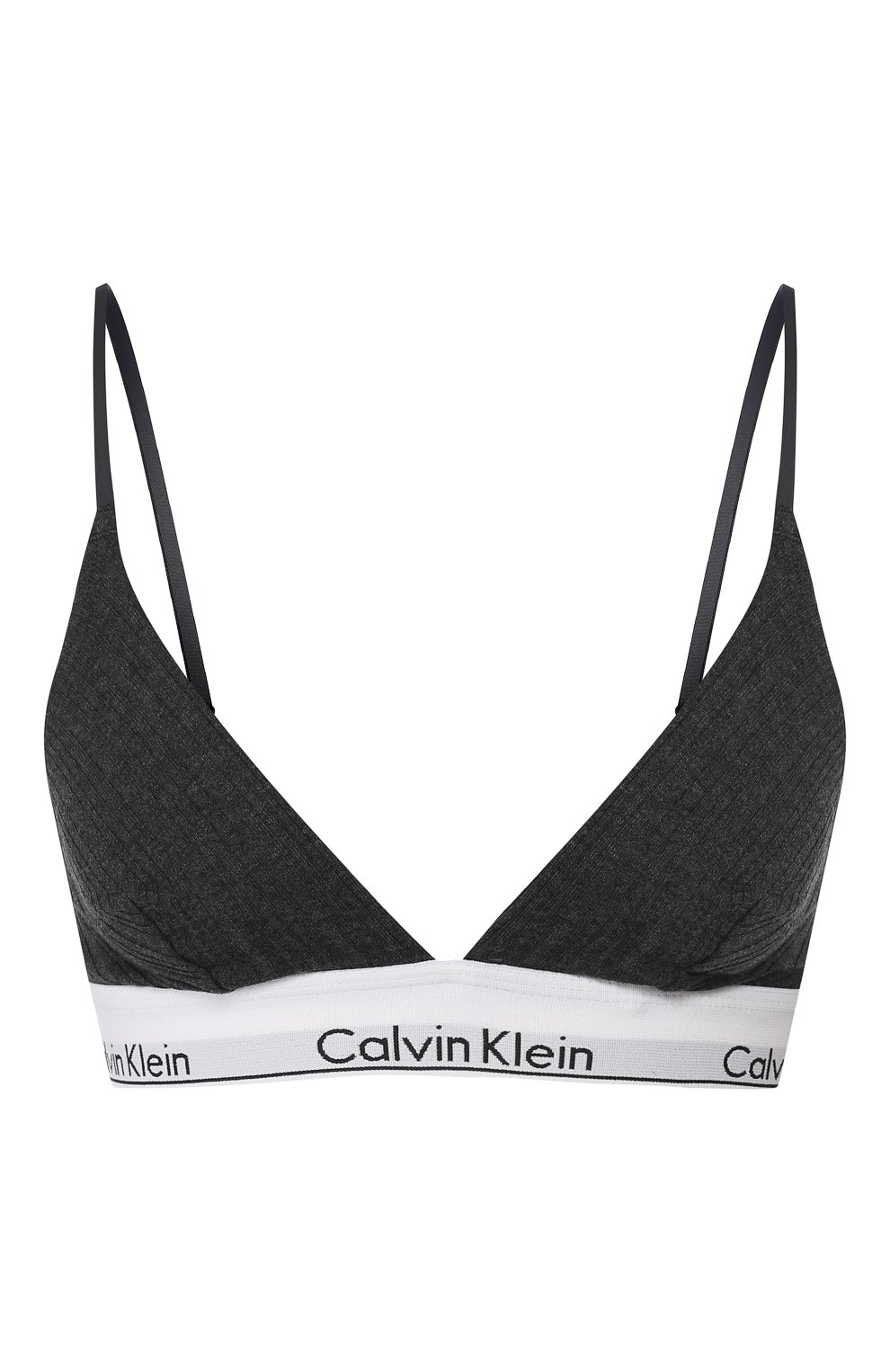 Хлопковый треугольный бюстгальтер CALVIN KLEIN, арт. QF4953E, фото 1