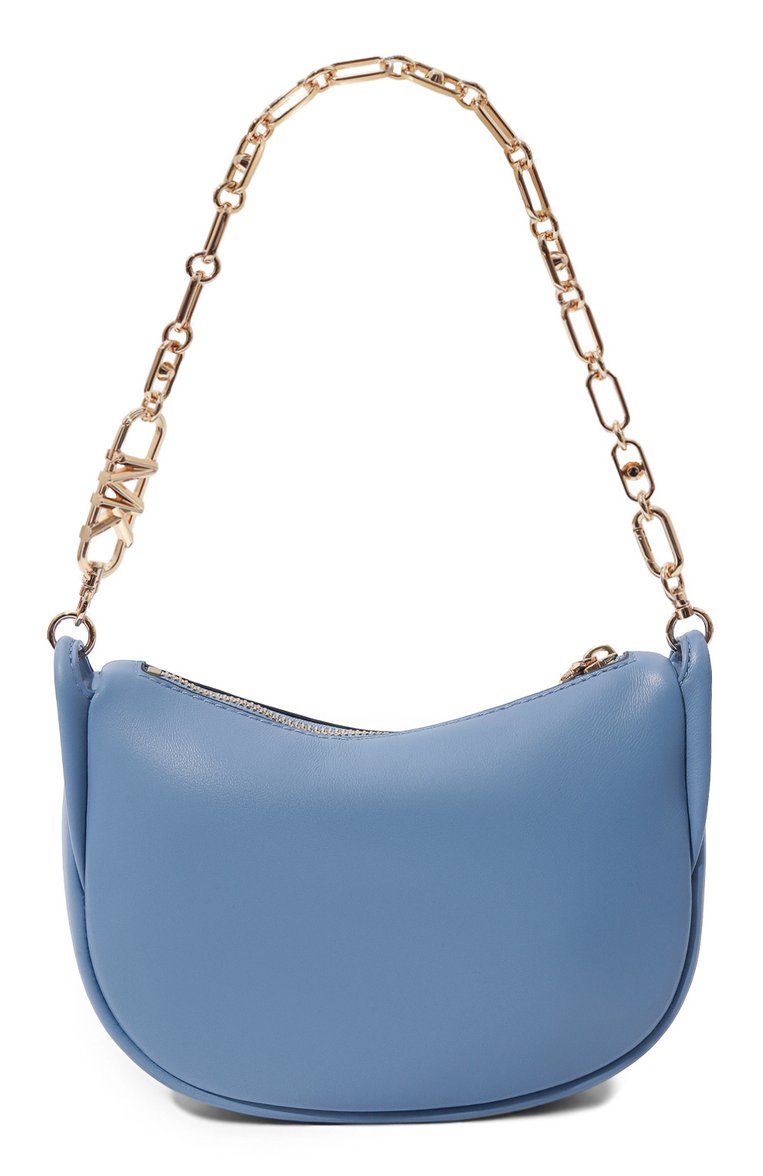 Женская сумка kendall MICHAEL MICHAEL KORS голубого цвета, арт. 32H3G8NC1L/ | Фото 6 (Материал: Натуральная кожа; Материал сплава: Проставлено; Драгоценные камни: Проставлено; Размер: small)