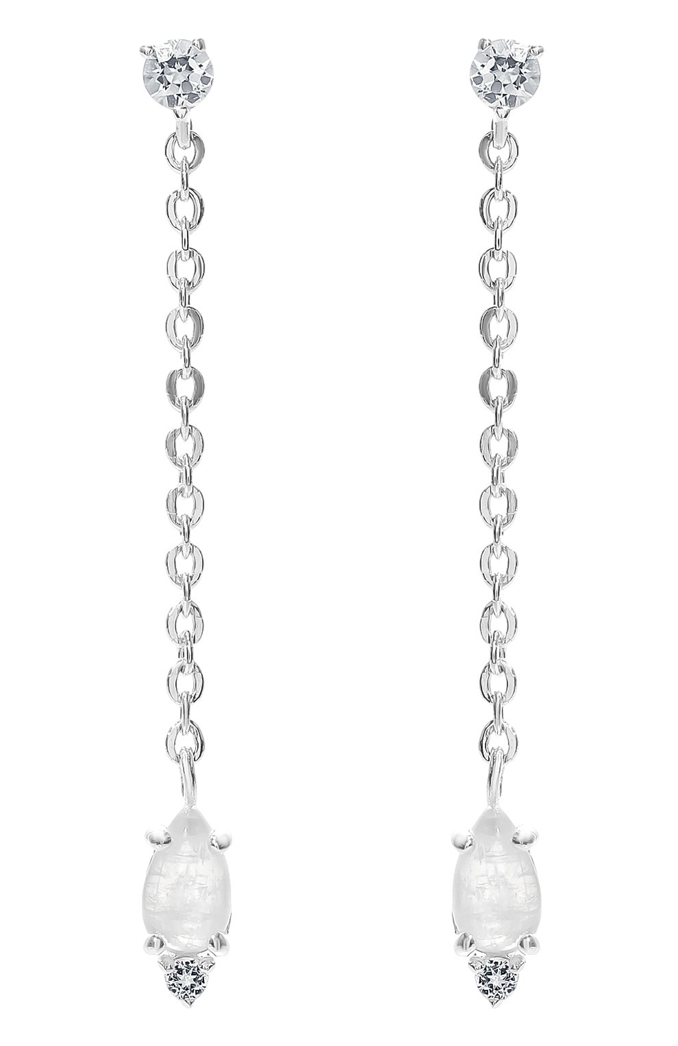 Серьги water с лунными камнями MOONKA, арт. wt-er-mns, фото 1