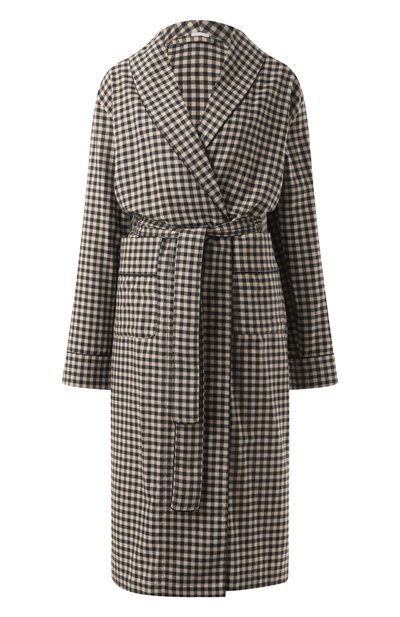 Халат из хлопка и шерсти ZIMMERLI, арт. 4600-13200, фото 1