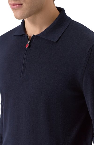 Поло из кашемира и шелка KITON, арт. UMKX05ZK4, фото 5
