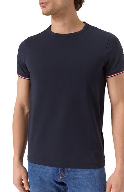 Хлопковая футболка MONCLER, арт. 8C71600/87296, фото 5
