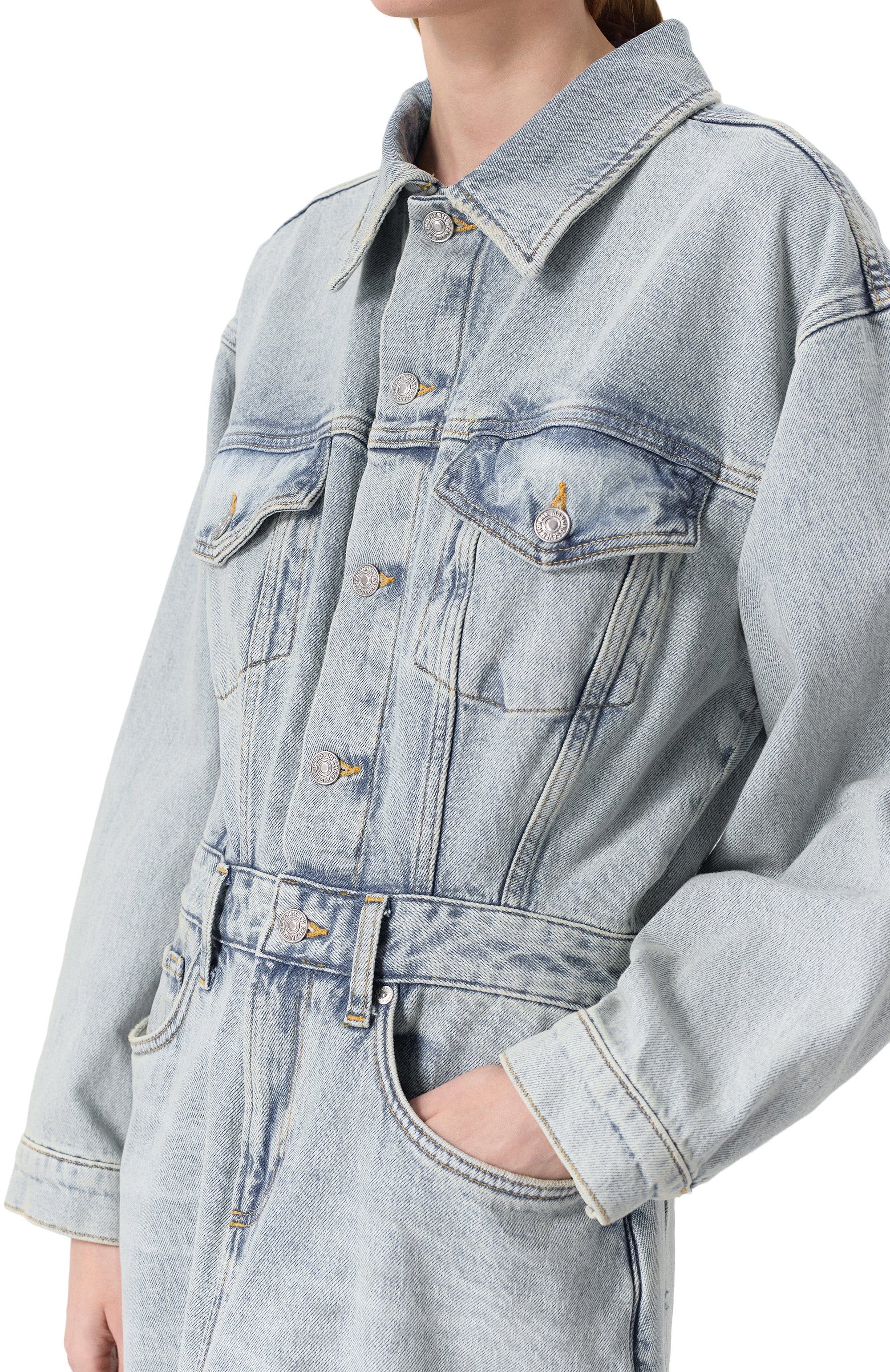 Джинсовое платье 7 FOR ALL MANKIND, арт. JSRDC650SH, фото 5